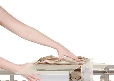 Nakliye sırasında ürün koruması ve hasarsız varış garantisi sağlayan AccuFill endüstriyel uygulama